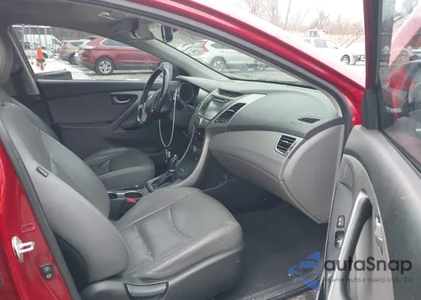 2016 Hyundai Elantra Limited из США, поврежденный, VIN KMHDH4AE1GU593426